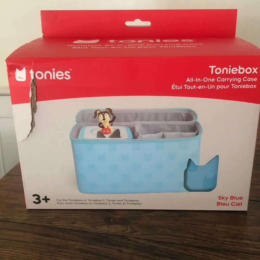 Tonies carry case animal world Jurassic world trolls Toniebox new